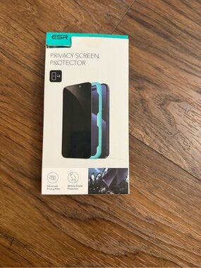 Privacy Screen Protector for Cell Phones - Black- 2 screens
